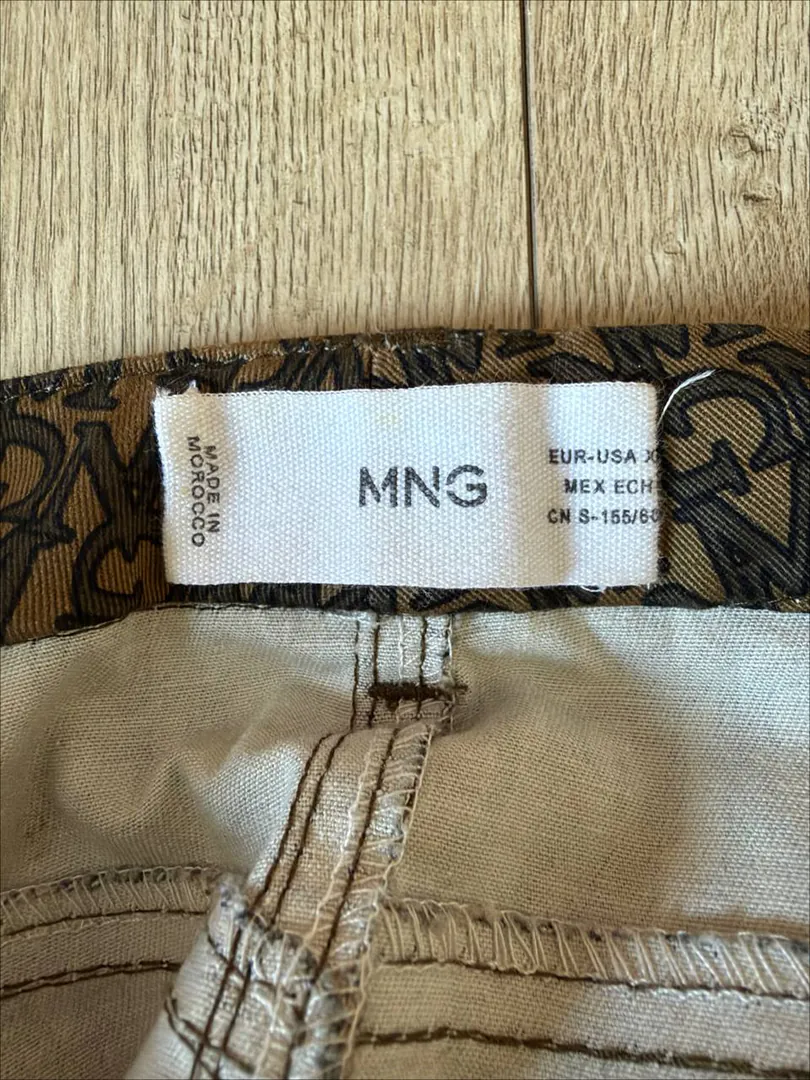 Mango denim mini skirt — photo 1