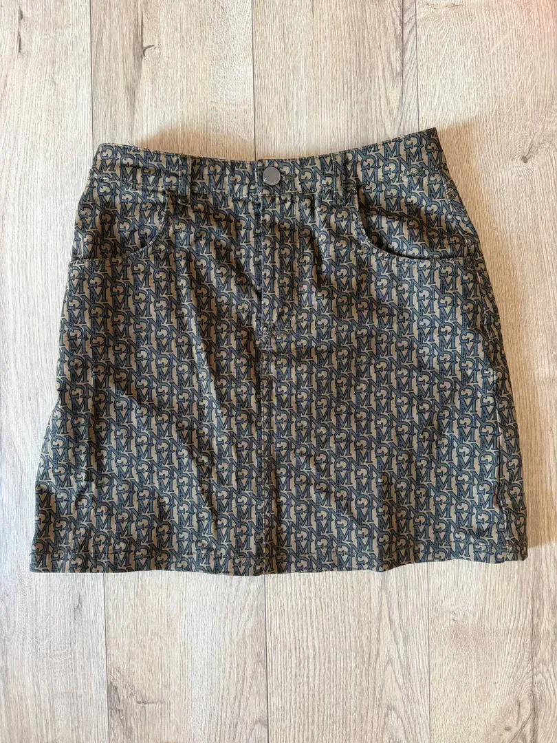 Mango denim mini skirt — photo 3