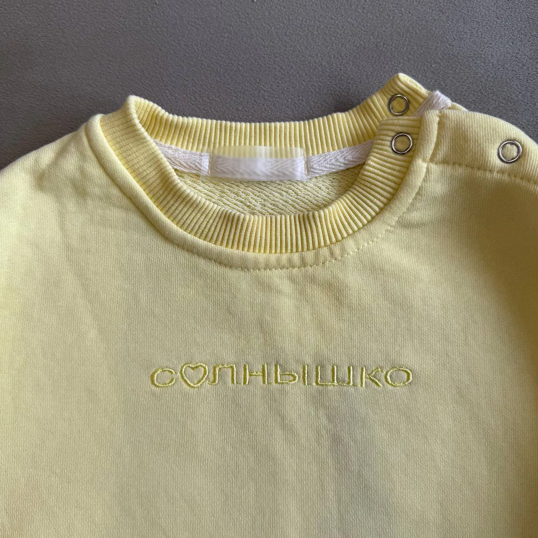 Girls' sweatshirt bodysuit — photo 2