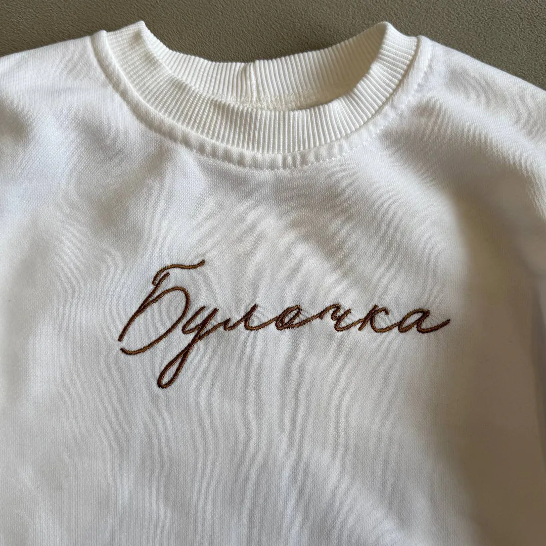 Girls' sweatshirt bodysuit — photo 1