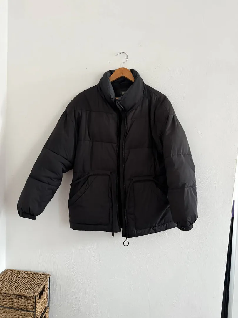 Warm jacket with ties — photo 1