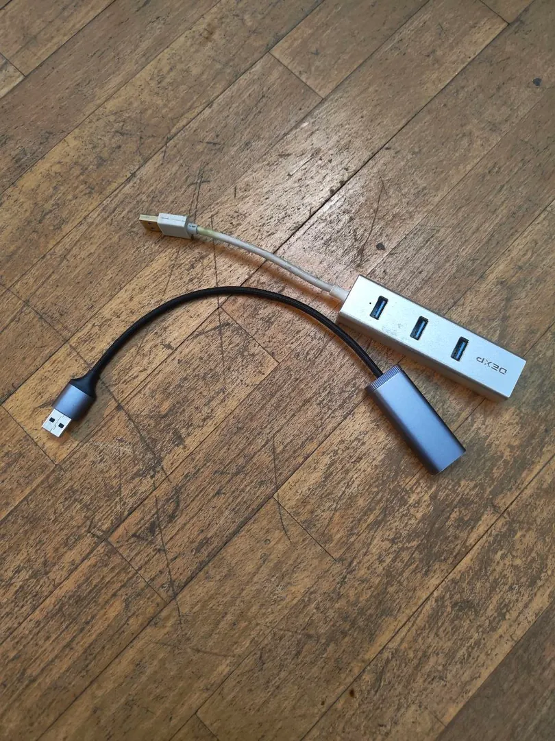 USB hub и переходник — фото 1