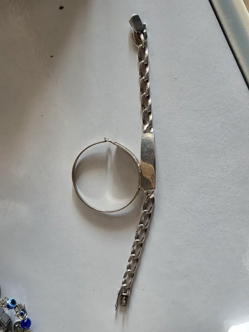 Silver bracelets — photo 1