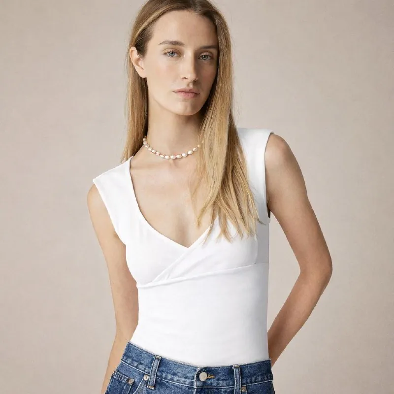 Белый топ J.Crew — фото 1