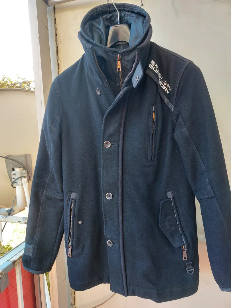 Шерстяное манто Superdry — фото 5
