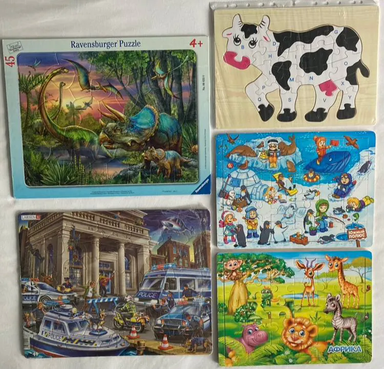Wooden puzzles for children — photo 1