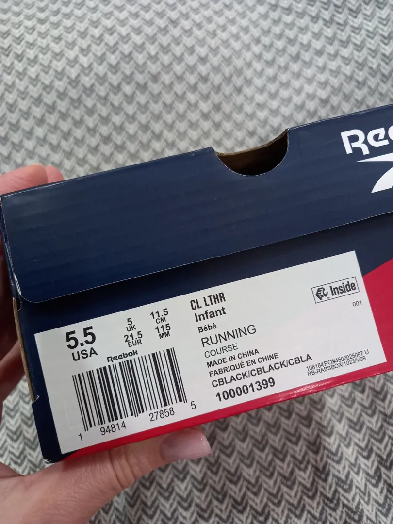 Children's sneakers Reebok Classic Leather — photo 1