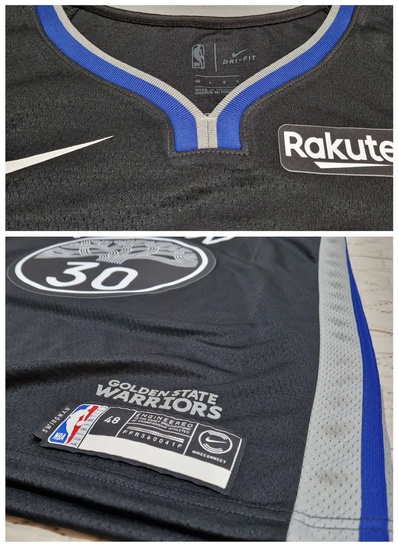 NBA Golden State Warriors Stephen Curry The Town Jersey — photo 2