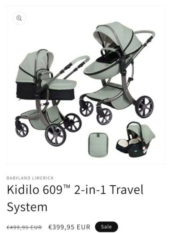 Baby Stroller Kidilo 609 2-in-1 Travel System — photo 8