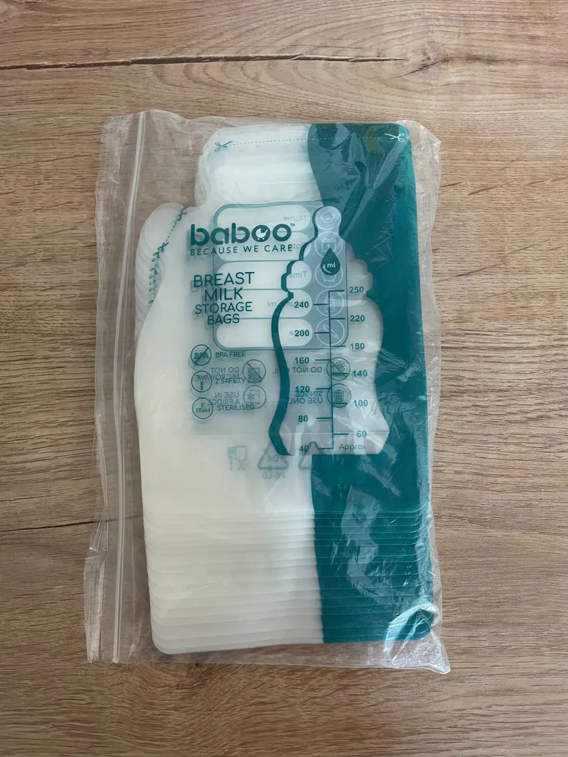 BABOO breast milk storage bags 200 ml — photo 1