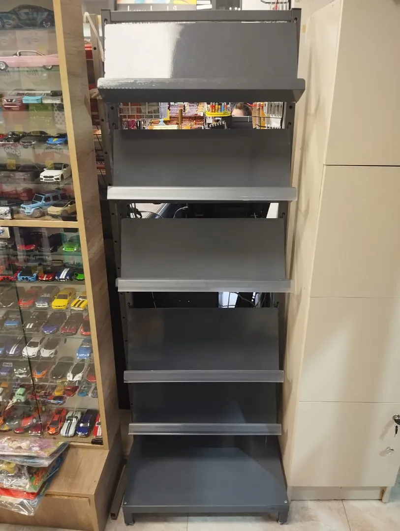 Metal shelves for books and magazines — photo 6