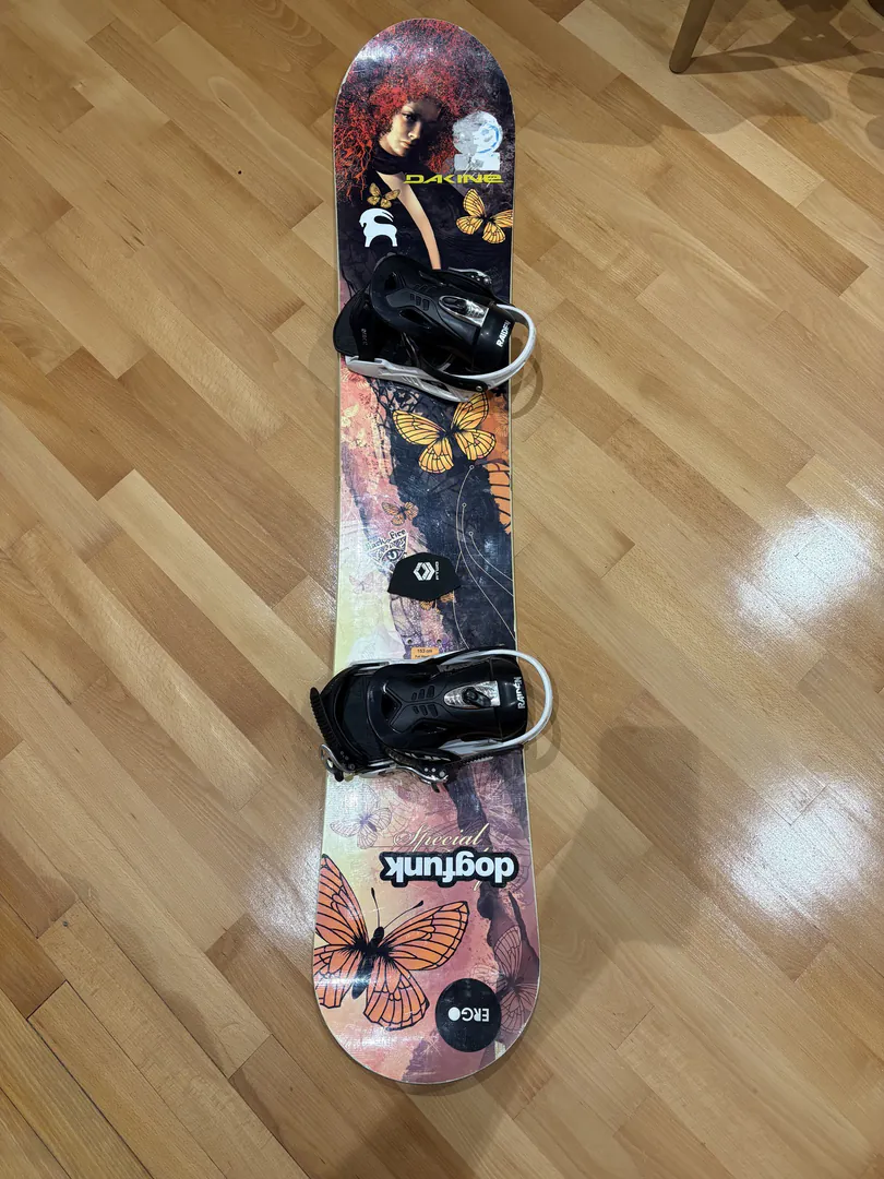 Snowboard with bindings 150 cm — photo 4