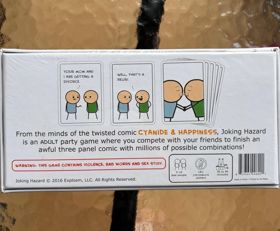 Board game Joking Hazard 18+ — photo 1