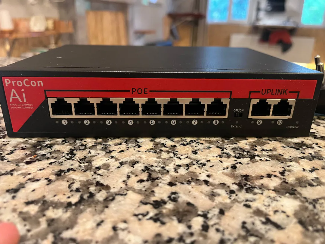 Procon sw8poe 10-port PoE switch — photo 2