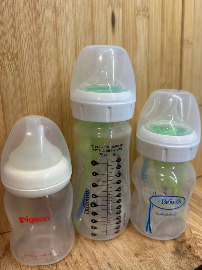 Baby anti-colic bottles Dr.Brown's and Pigeon — photo 1