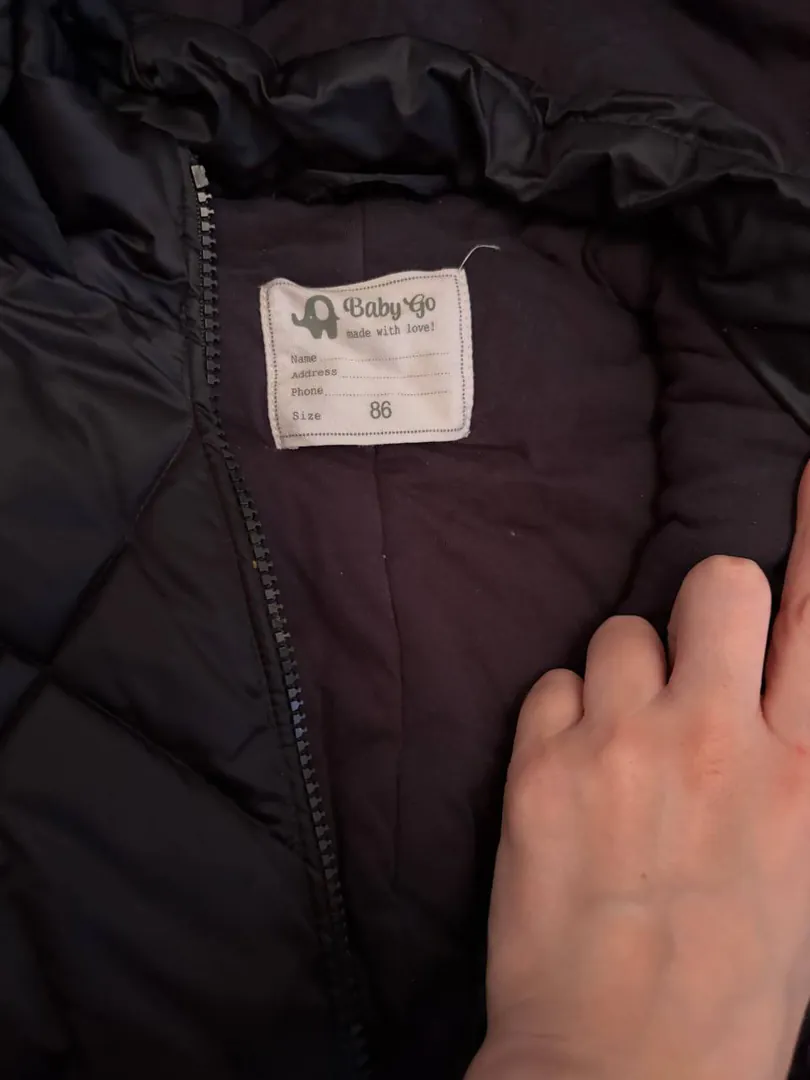 Baby Go children's winter snowsuit 86 — photo 2