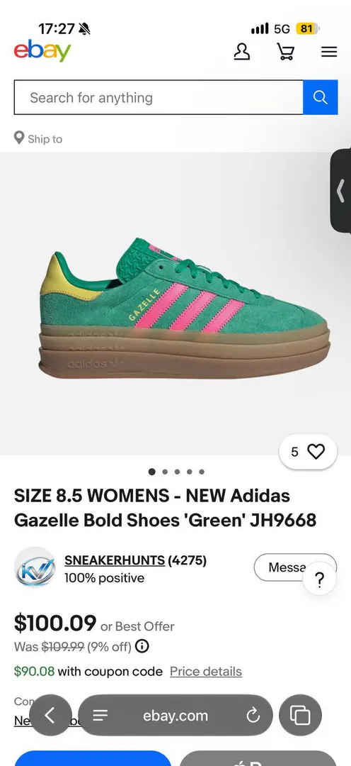 Adidas Gazelle კედები — ფოტო 1