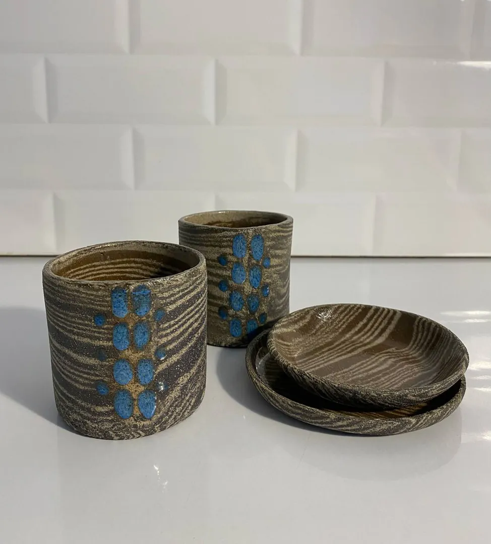Set of two cups and saucers — photo 3
