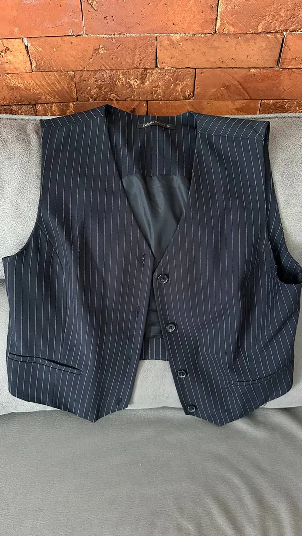 Blue striped vest — photo 1