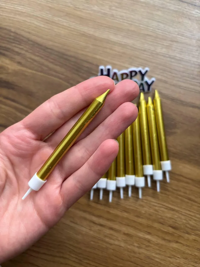 Candle set and cake topper — photo 1