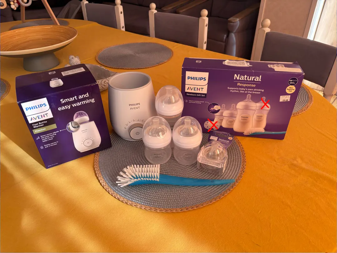 Набор Philips Avent: подогреватель и бутылочки — фото 1