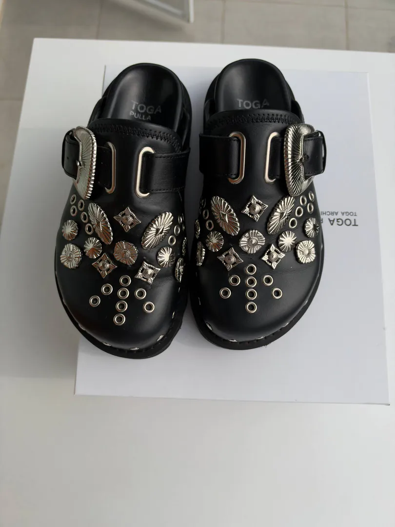 Mules Toga Pulla Sabot Metal — photo 3