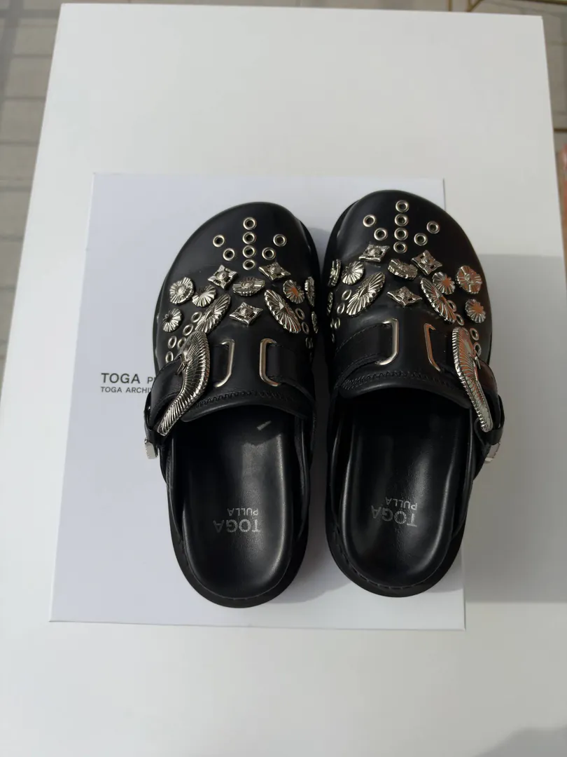 Mules Toga Pulla Sabot Metal — photo 5