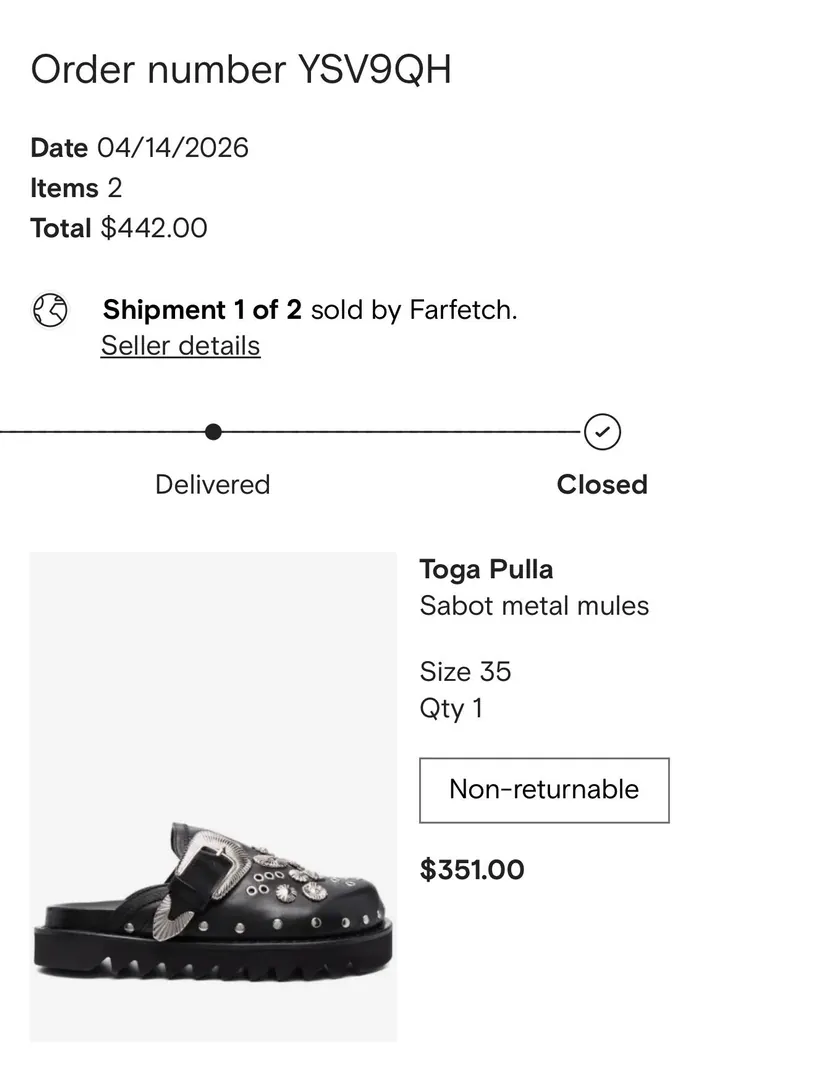 Mules Toga Pulla Sabot Metal — photo 6