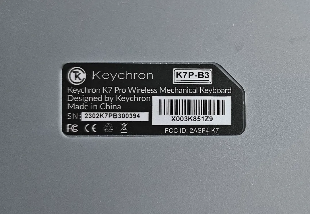 Механическая клавиатура Keychron K7 Pro — фото 1