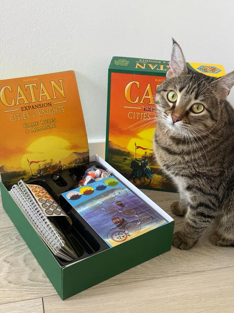Expansion for the board game Catan: Cities & Knights — photo 1