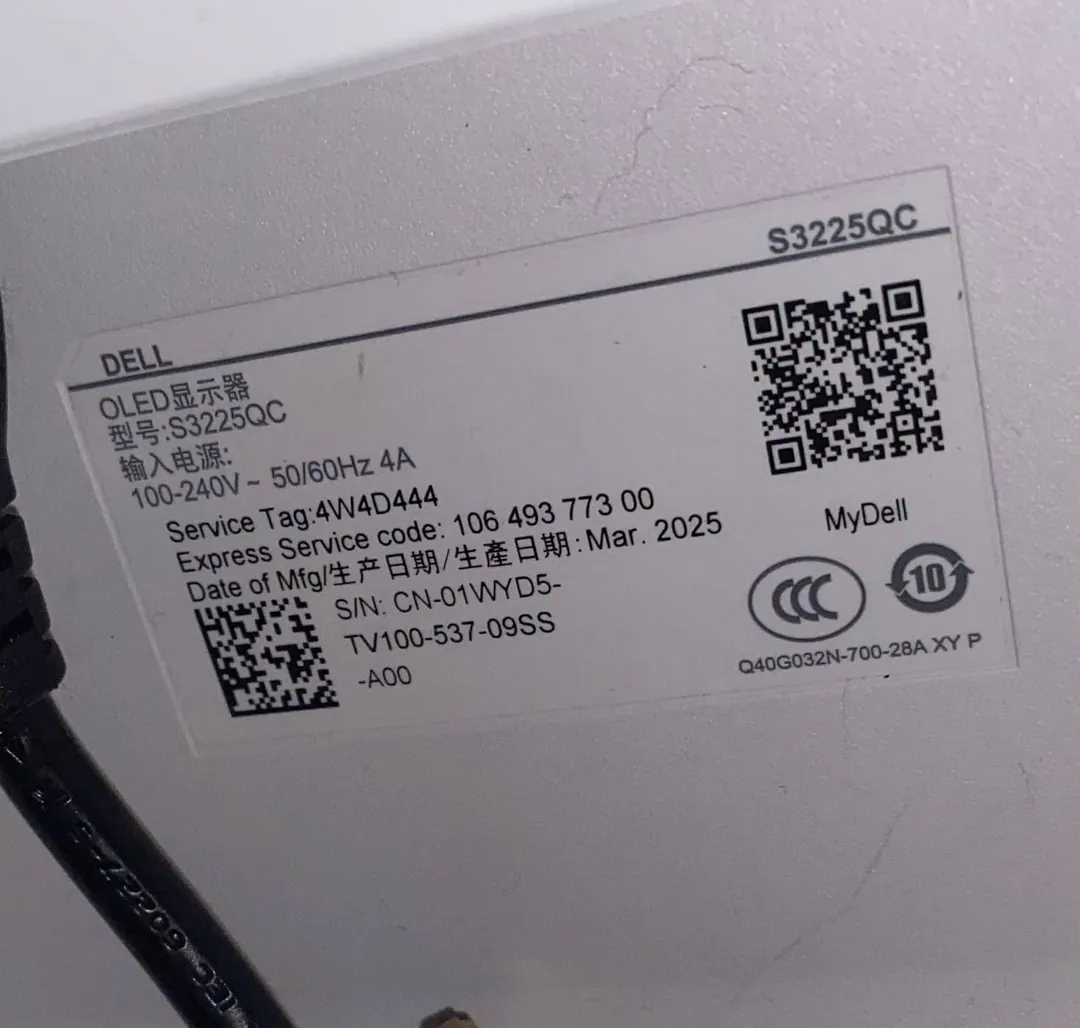 Монитор Dell S3225QC 32″ 4K OLED — фото 1
