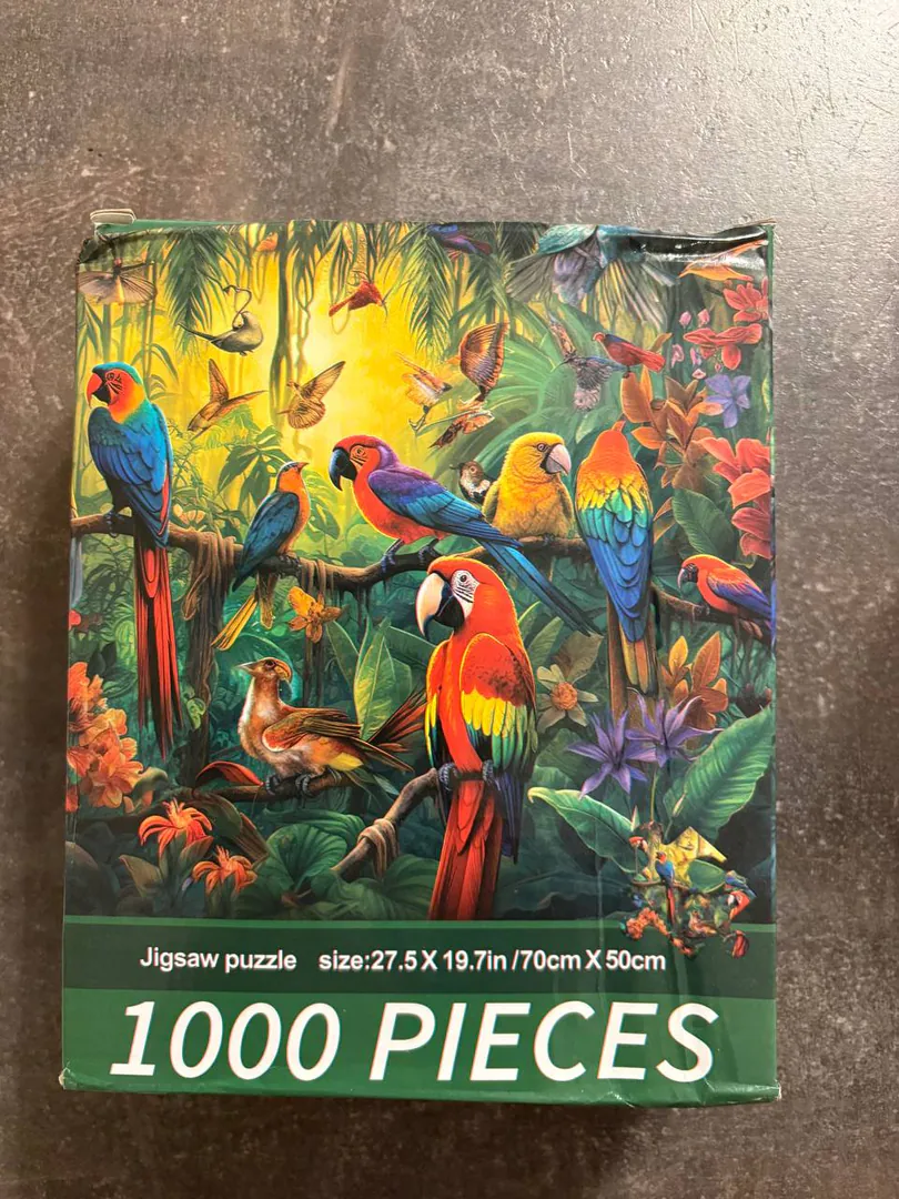 Puzzles "Parrots" 1000 pieces — photo 1