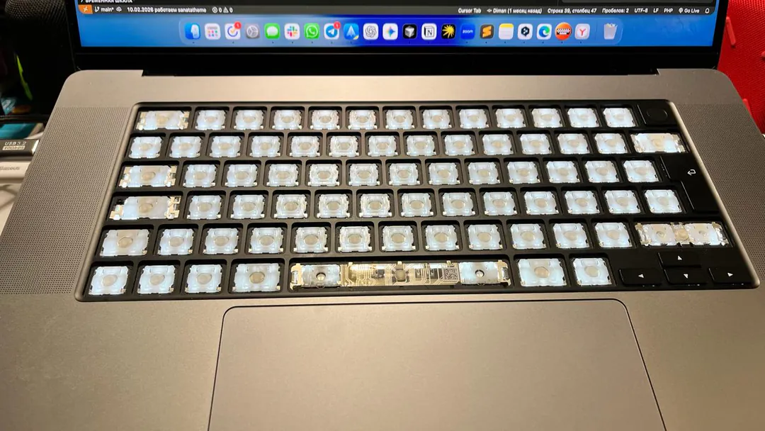 Русские кейкапы для MacBook Air и Pro M1-M5 — фото 3