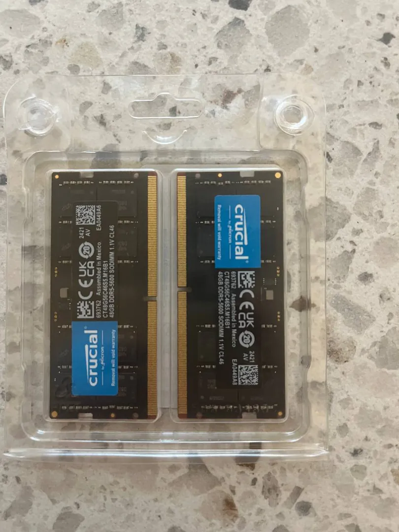 Оперативная память Crucial SODIMM DDR5-5600 96Gb (2x48Gb) — фото 2