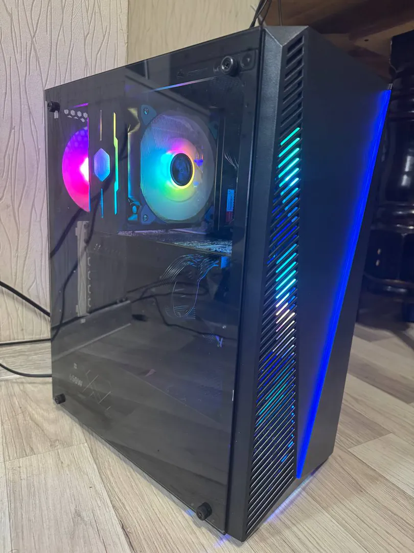 თამაშების კომპიუტერი Intel Core i3-12100F GTX 1080 Ti — ფოტო 1