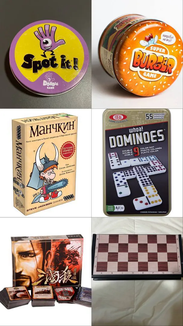 Set of board games and puzzles — photo 1