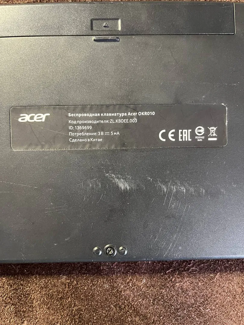 Беспроводная клавиатура Acer OKR010 — фото 1