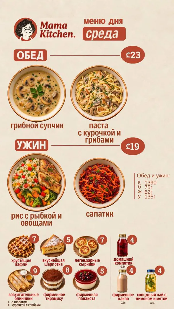 MAMA KITCHEN საკვები კომპლექტები — ფოტო 3