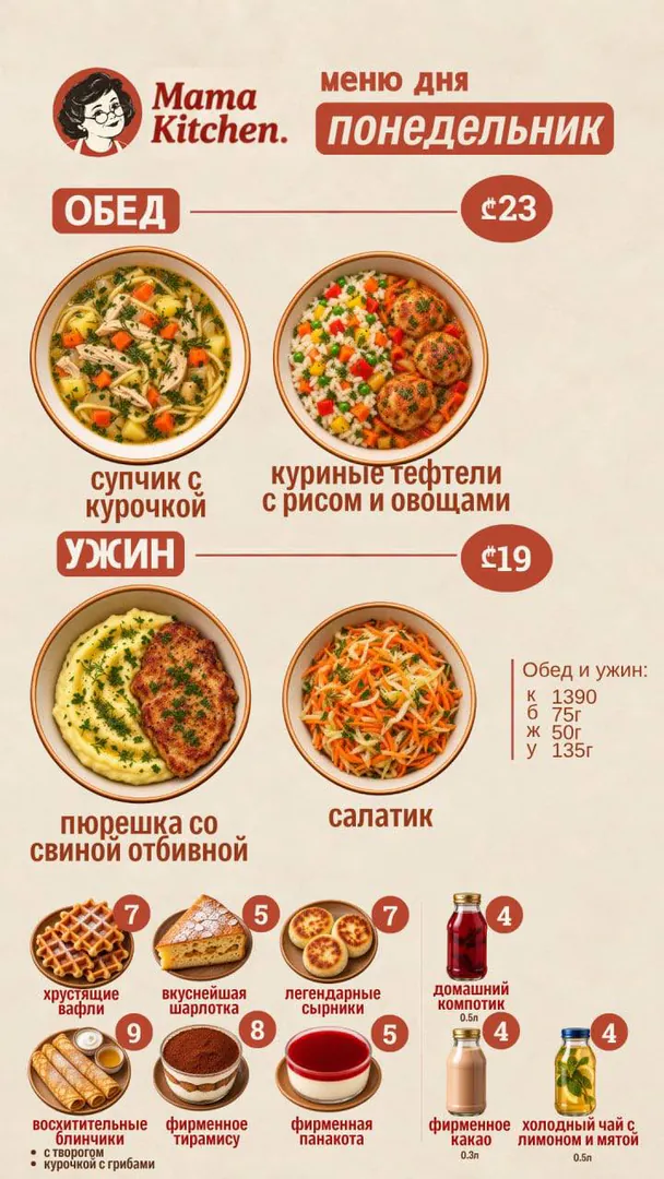 MAMA KITCHEN საკვები კომპლექტები — ფოტო 5