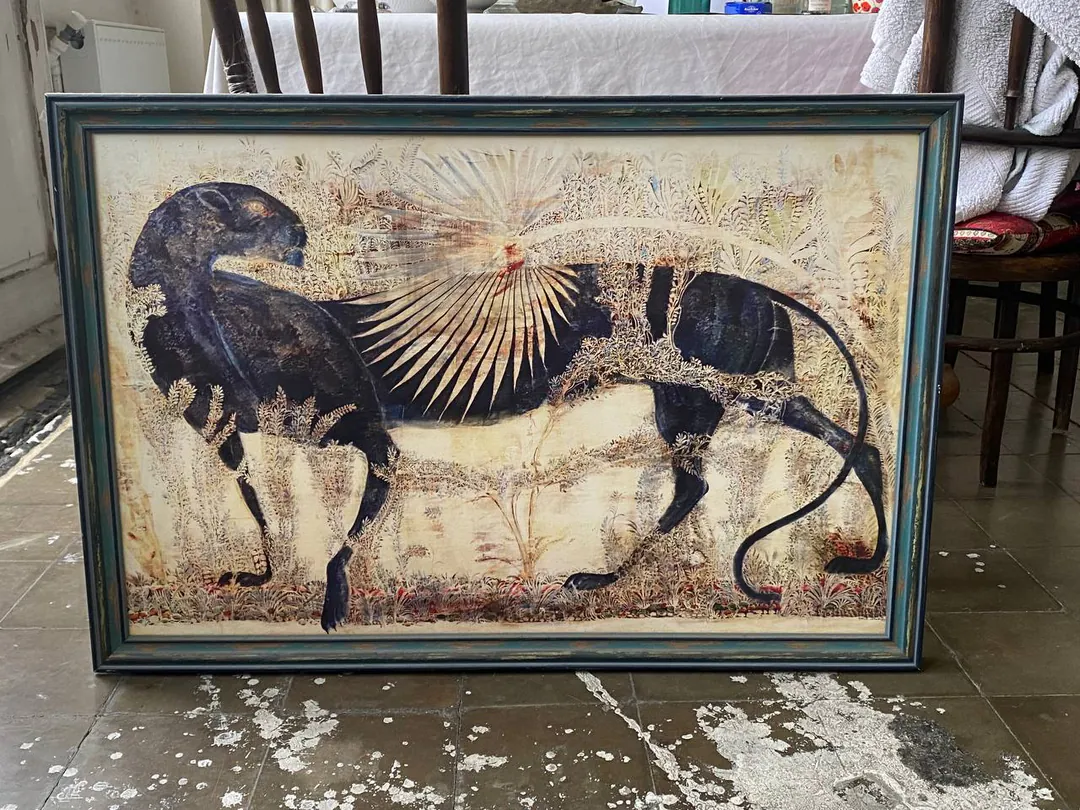 Painting by Merab Abramishvili 'Black Panther' — photo 4