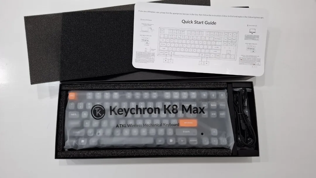 Механическая клавиатура Keychron K8 Max QMK Wireless — фото 3