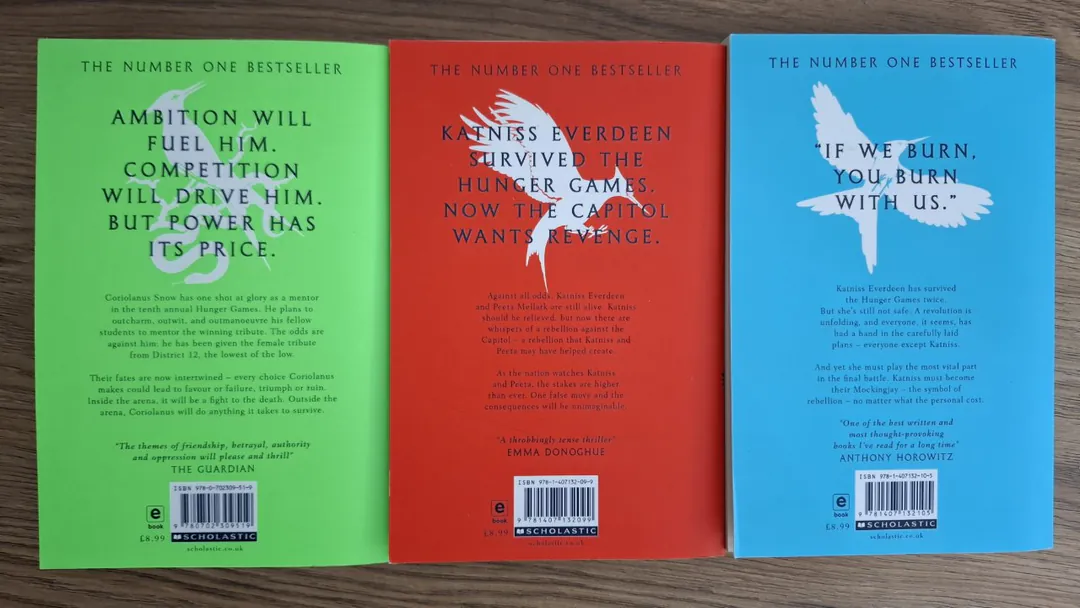 Книги The Hunger Games Сьюзен Коллинз на английском — фото 2