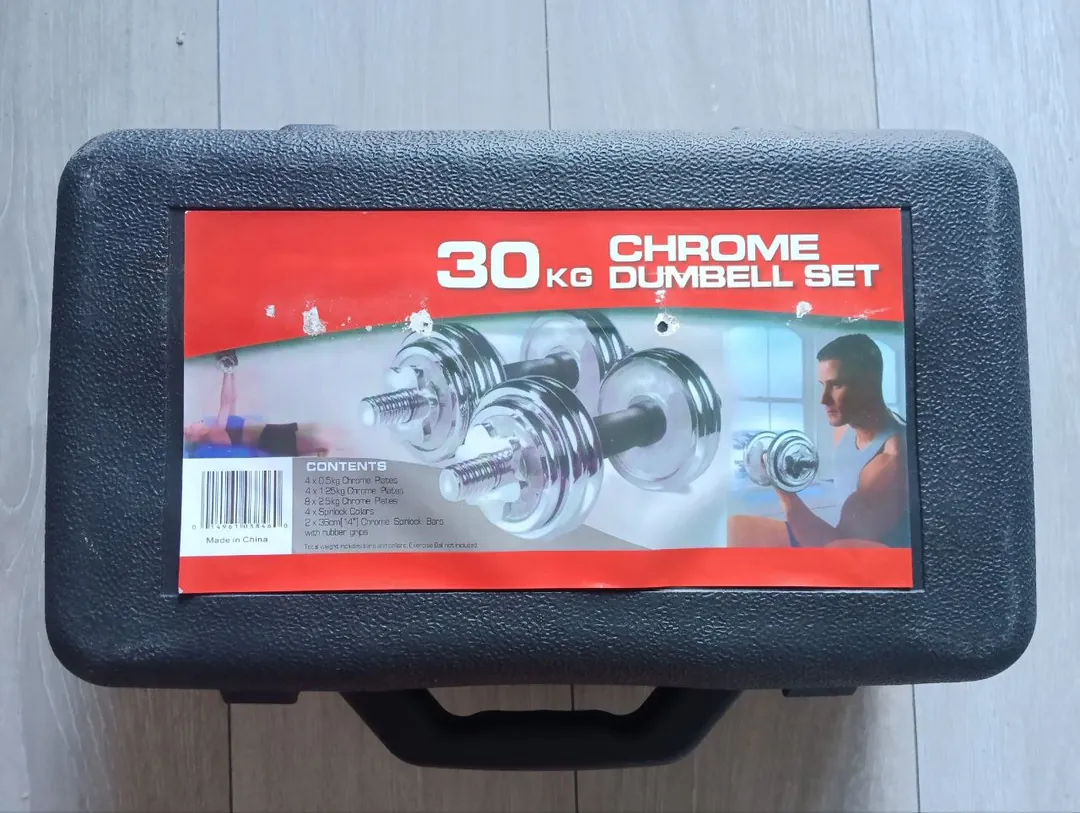 Adjustable dumbbells 30 kg — photo 1