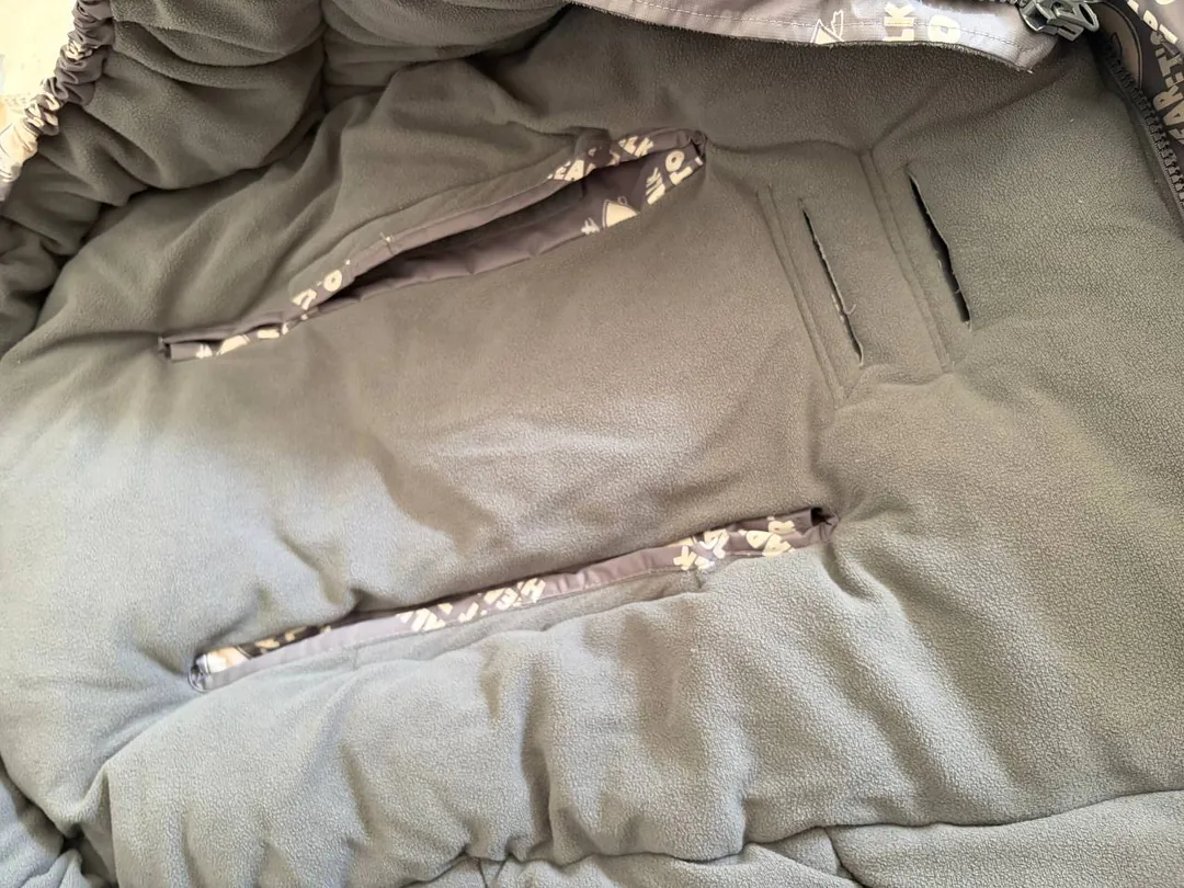 Baby stroller footmuff with mittens — photo 2