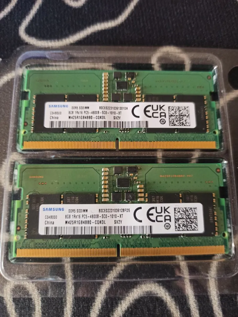 Оперативная память Samsung SODIMM DDR5 2x8 ГБ 4800 МГц — фото 1