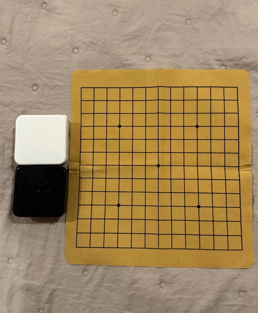 Go/Baduk/Weiqi board game with mat — photo 1