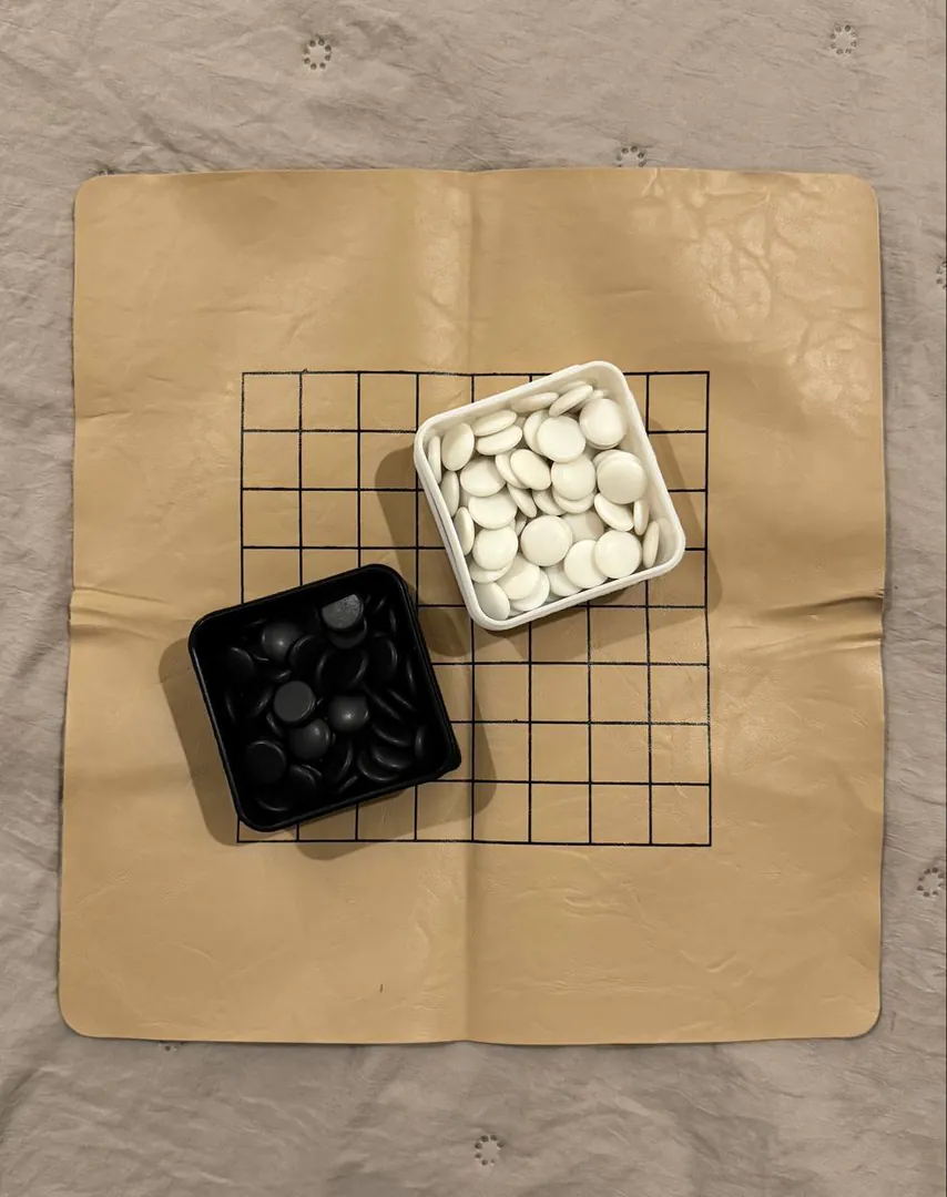 Go/Baduk/Weiqi board game with mat — photo 2
