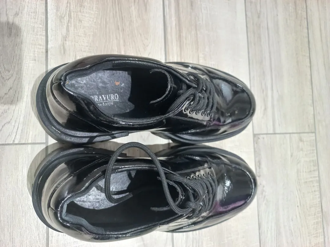 Women's patent leather ankle boots — photo 1