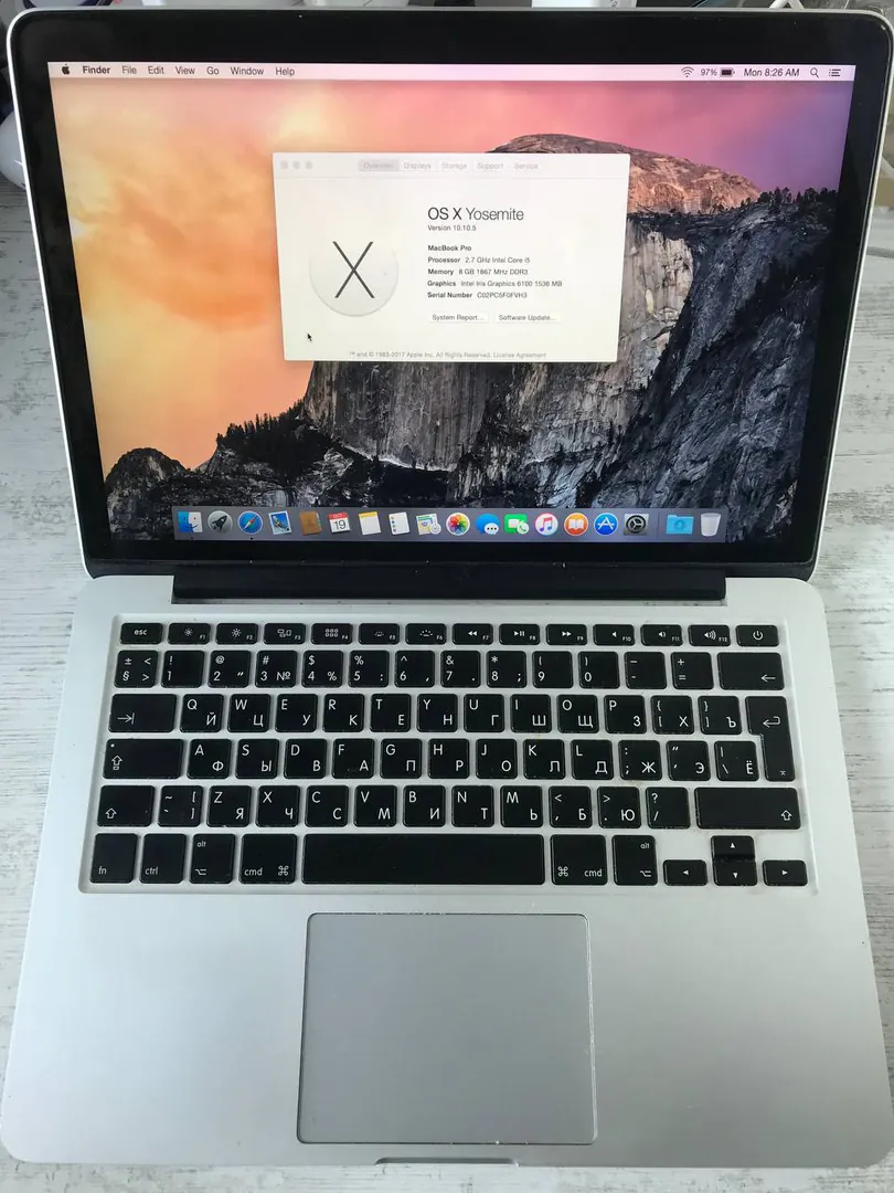 MacBook Pro Retina 13″ Early 2015 — photo 5
