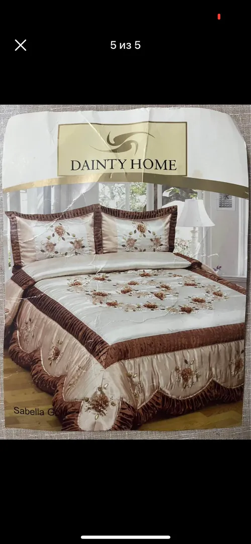 Bedspread with pillowcases for a double bed — photo 1